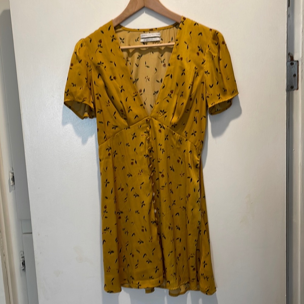 Urban Outfitters Leaf Printed Dress